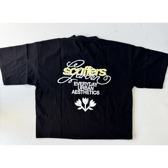 Scuffers GARDEN BLACK T-SHIRT XL Black - Picture 1 of 3